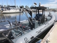 HD923EX powering the gurney lift on the rescue boat