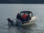 Prawn fishing in the Strait of Juan de Fuca